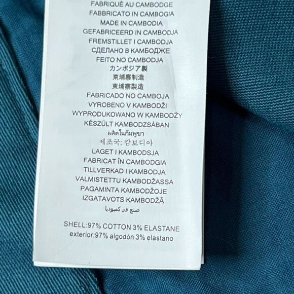 NWT Michael Kors Women's Shorts Spring 22 Fashion Basics Casual Teal Size 2 - Picture 6 of 6